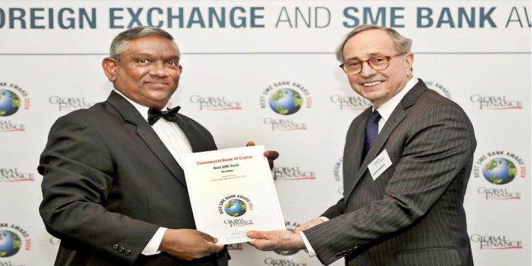 ComBank named Best SME Bank in Sri Lanka at Global Finance Awards 2024 in UK    
