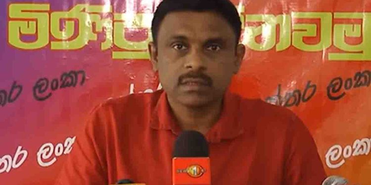 A container broke in: a narrow escape to MP Weragoda! I Sri Lanka Latest News