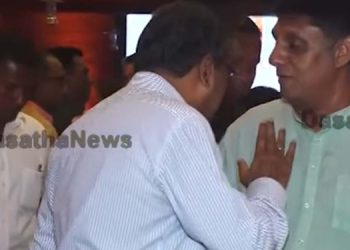 Harsha and Sajith in a secret chat! Finally, what did Harsha put his hand on Sajith’s chest and say? VIDEO I Sri Lanka Latest News