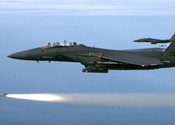 US Air Force F-15E Eagles fighter jets intercept 70 Iranian drones aimed at Israel