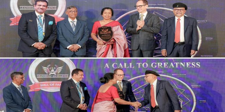 Mrs. Rose Cooray Inducted to the Hall of Fame at Great Manager Awards 2024