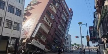Strongest earthquake in 25 years hits Taiwan – seismology centre