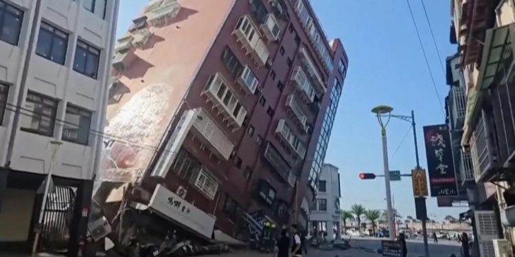 Strongest earthquake in 25 years hits Taiwan – seismology centre