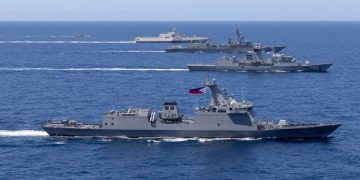 U.S., Japanese and Australian Warships Join Philippine Forces in South China Sea Patrol