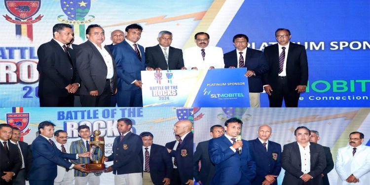SLT-MOBITEL powers historic ‘Battle of the Rocks’ cricket encounter as Platinum Sponsor