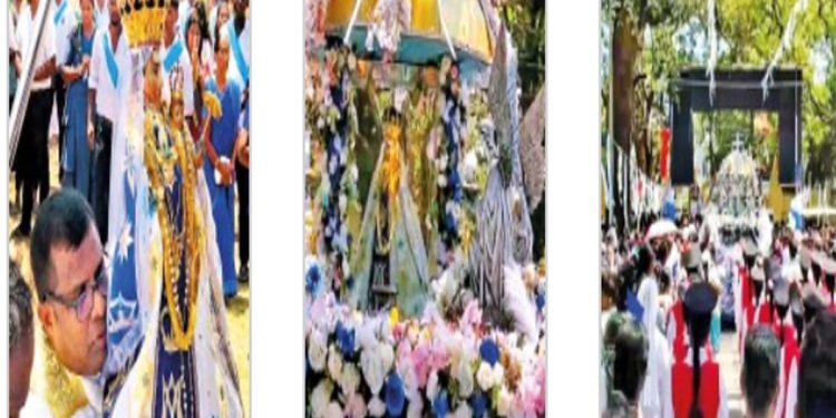 Our Lady of Madu statue in Jaffna