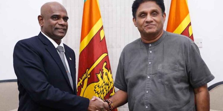 Former Army commander Mahesh Senanayaka joined SJB