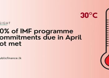 30% of IMF programme commitments due in April not met