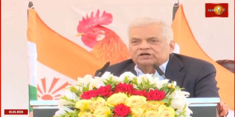Plantation Workers’ Daily Wage Raised to 1700 Rupees Overnight, Ranil Remarks at Jeevan Thondaman’s Kotagala May Rally: