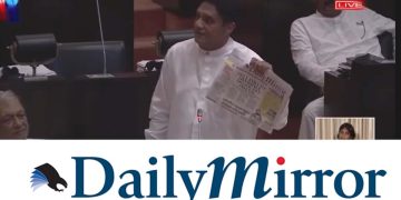 Opposition Leader Exposes ‘Daily Mirror’ in Parliament for Spreading Falsehoods, Condemns Erosion of Journalism Integrity