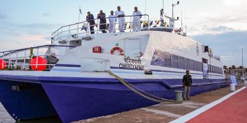 Resumption of the ferry service between Nagapattinam in Tamil Nadu and Kankesanthurai (KKS) SL  has been delayed indefinitely