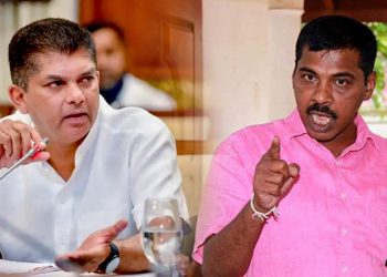 Confrontation Averted: Prasanna Ranaweera and Lohan Ratwatta Clash at Political Gathering