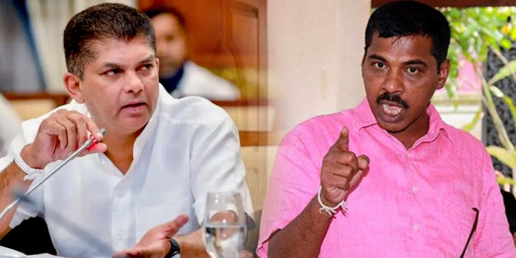 Confrontation Averted: Prasanna Ranaweera and Lohan Ratwatta Clash at Political Gathering