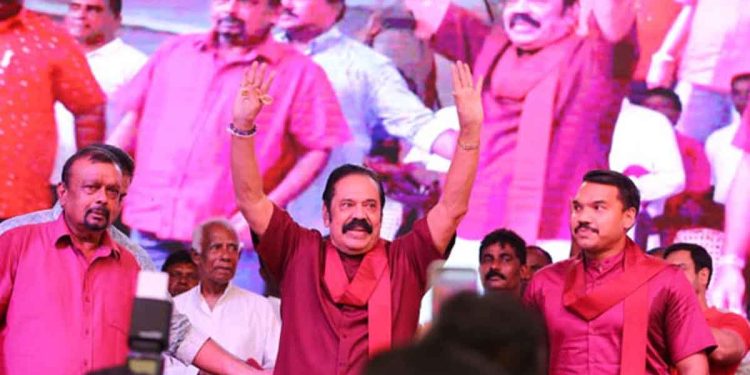 Election Battle Begins in Anuradhapura Kalaveva: Mahinda Takes the Stage with MPs, Minister Shehan Semasinghe Absent – VIDEO | Sri Lanka Latest News