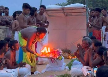 Unique Temple Illuminates with Lamps Fueled by Sea Water, Originating from Prabhakaran’s Site: Sri Lanka Latest News