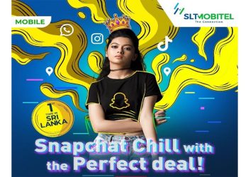 SLT-MOBITEL introduces ‘Snapchat Chill’ Social Combo plan for the first time in Sri Lanka