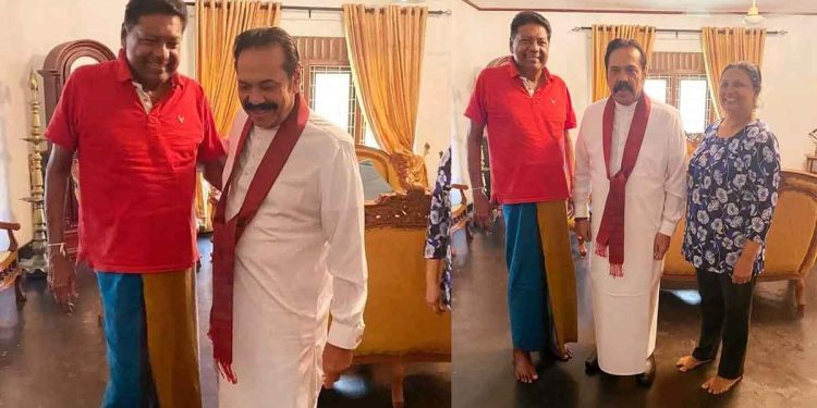 Mahinda Visits Horawala to Console Welgama, on Leave for 3 Months – PHOTOS | Sri Lanka Latest News