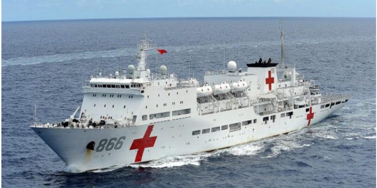 Chinese Navy Hospital Ship Scheduled for Visit to Sri Lanka
