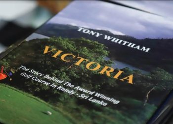 Book on Victoria Golf Resort launched at the Mark Bostock Trophy Championship 2024, bordering the award-winning championship golf course