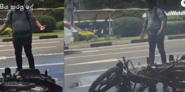 Police Disperse Graduate Protesters with Water Cannons, Affecting Commuters and Cyclists | VIDEO | Sri Lanka Latest News