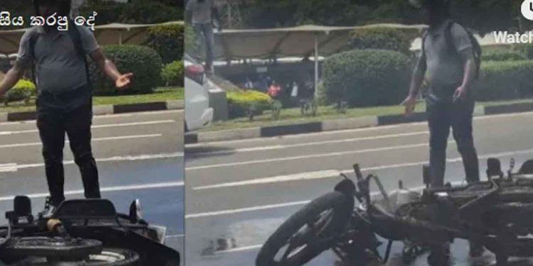 Police Disperse Graduate Protesters with Water Cannons, Affecting Commuters and Cyclists | VIDEO | Sri Lanka Latest News