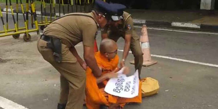 Kassapa Thero Arrested Amid Hunger Strike Protesting Electricity Act | Sri Lanka Latest News
