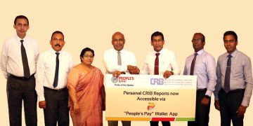 People’s Bank becomes the first systematically important Bank to offer customers access to online CRIB Reports