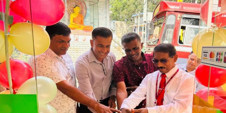 People’s Bank opens a CDM at Keppetipola Economic Centre
