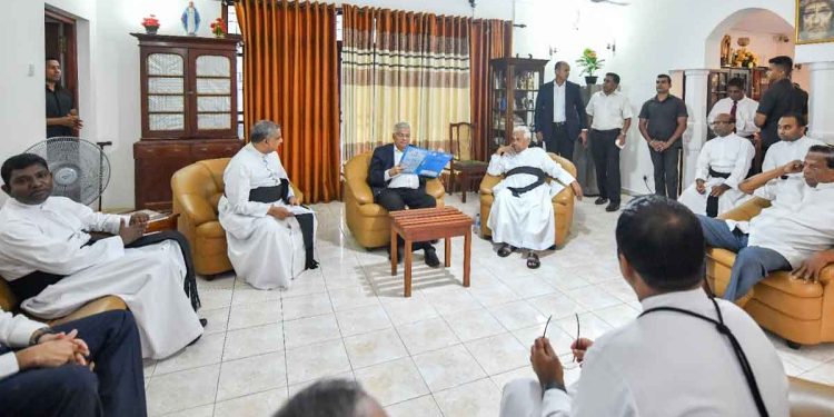 President Visits Kandana St. Sebastian’s Shrine to Review Development Activities! PHOTOS