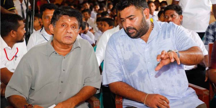 Sajith’s Children Program Unites Parties in Jaffna – SLFP MP Angajan Ramanadan Joins as Sajith Donates Smart Classroom to Point Pedro School | VIDEO | PHOTOS
