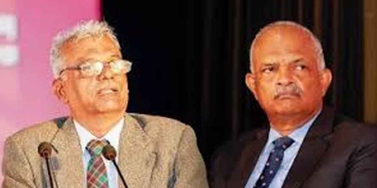 Retired IGPs and Senior DIGs Protest Former Officials Joining National People’s Force at Solis Hotel Press Conference in Kotte