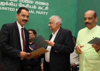 Ranil entrust Kotmale to S. Thiruchelvam