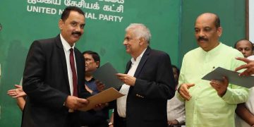 Ranil entrust Kotmale to S. Thiruchelvam