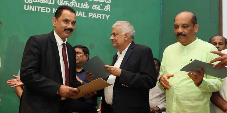 Ranil entrust Kotmale to S. Thiruchelvam