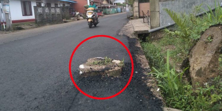Residents Criticize Substandard Road Repairs and Misuse of Public Funds in Elpitiya
