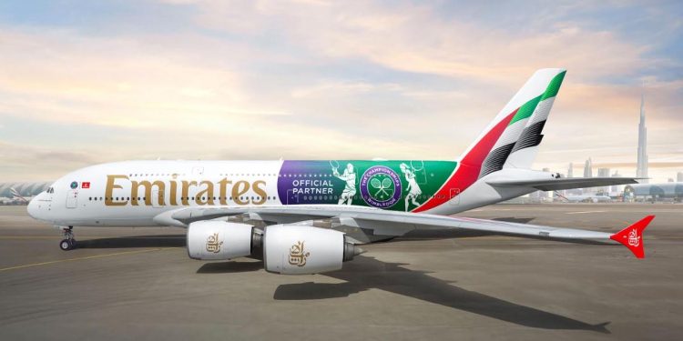 Emirates makes its grand debut at The Championships, Wimbledon
