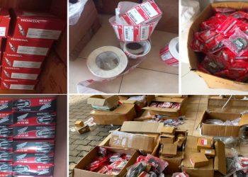 Counterfeit Parts of Honda brand were seized by CCD & infringers arrested
