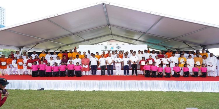 Iconic Celebrations of the10th International Day of Yoga in Colombo