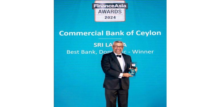 ComBank adjudged Best Bank in Sri Lanka for 13th year by FinanceAsia