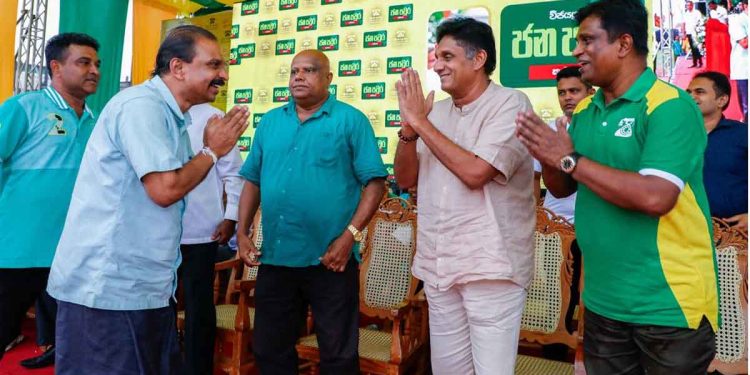 Kalutara SJB Janapaura: Sajith’s Platform Cheered by Party Members; Lalit Ellawala, Member of Pohottuva, Attends! PHOTOS & VIDEO | Sri Lanka Latest News