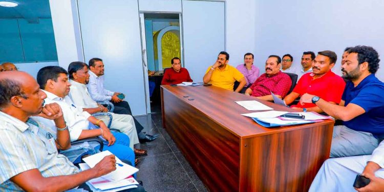 Pototuwa Prepares for the Vote! Mahinda and Namal Convene Party Meeting, Canvassing, Election Office, and Voting Committees – PHOTOS | Sri Lanka Latest News