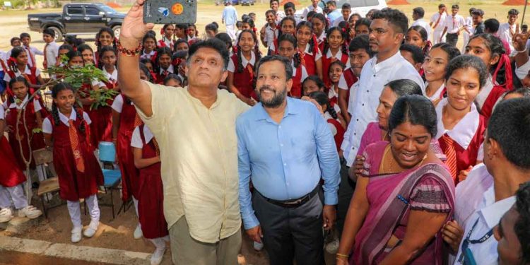 Sajith Premadasa Chairs 297th Sakwala Suhuru Classrooms Program at St. Joseph’s College, with MP Rishad Badiuddin in Attendance
