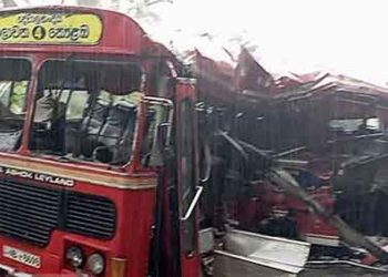 35 Injured in Collision Between SLTB Bus and Cement Lorry on Chilaw -Colombo Road