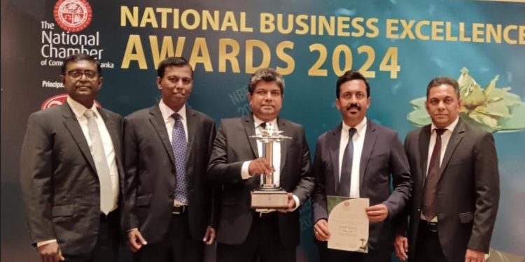 SLT-MOBITEL distinguished for Infrastructure Development at National Business Excellence Awards 2024
