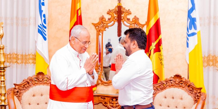 President Anura Promises Re-investigation of Easter Attack After Meeting with Cardinal Malcolm Ranjith