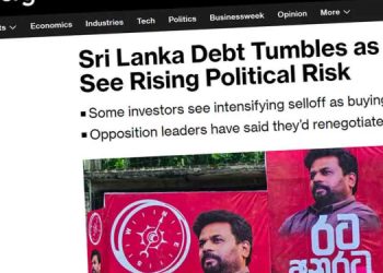 Sri Lanka’s Dollar Bonds Hit by Investor Anxiety Amid Election Uncertainty