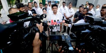 Sajith Premadasa Casts His Vote in Rajagiriya!