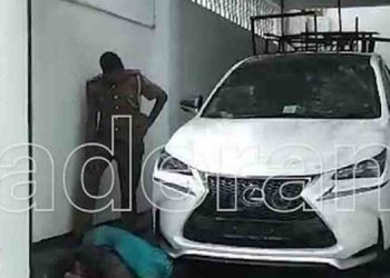 Unregistered Luxury Car Found at Former Minister Lohan Ratwatte’s Wife’s Residence, Police Investigation Underway