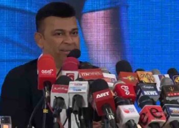 Ranjan Ramanayake Launches New Political Party ‘United Democratic Voice’ with Tillakaratne Dilshan and Vadivel Suresh