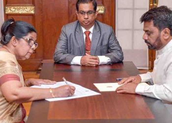 Justice Murdu Nirupa Bidushinie Fernando Sworn In as Acting Chief Justice of Sri Lanka